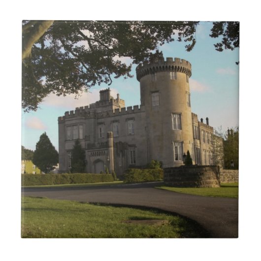 In Ierland, de zij-ingang van Dromoland Castle Tegeltje (Voorkant)
