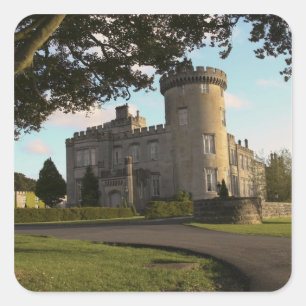 In Ierland, de zij-ingang van Dromoland Castle Vierkante Sticker