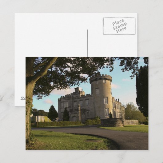 In Ierland is de ingang van het Dromoland Castle Briefkaart (Voorkant / Achterkant)