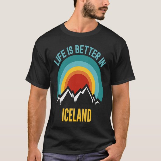 in IJsland T-shirt (Voorkant)