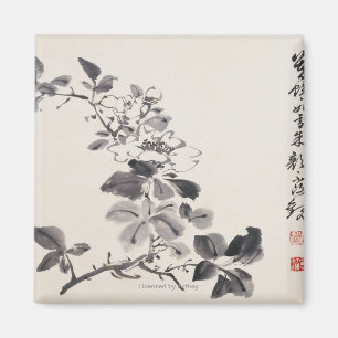 In imitatie van Xu Wei�s Bloemen No.5 Magneet