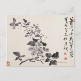 In imitatie van Xu Wei's Bloemen No.5 Briefkaart