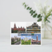 IN India - Chennai - Briefkaart (Staand voorkant)