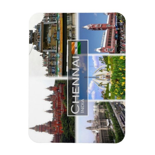IN India - Chennai Madras - Magneet (Verticaal)