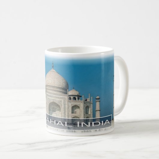 In India - de Taj Mahal - Koffiemok (Voorkant rechts)