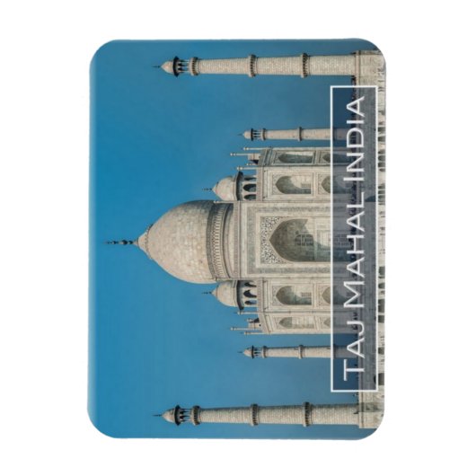 In India - de Taj Mahal - Magneet (Verticaal)