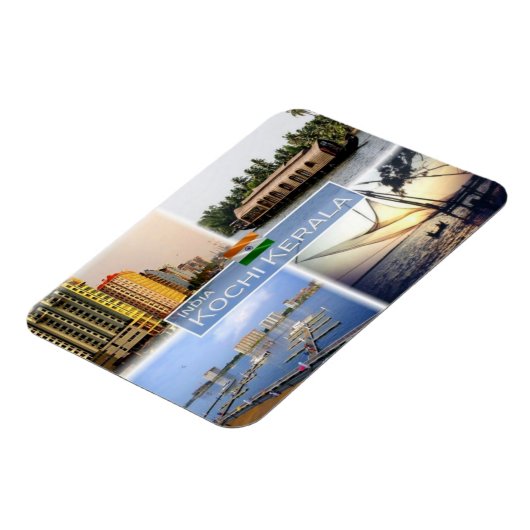 IN India - Kochi Cochin Kerala - Houseboa - Magneet (Linkerzijde)