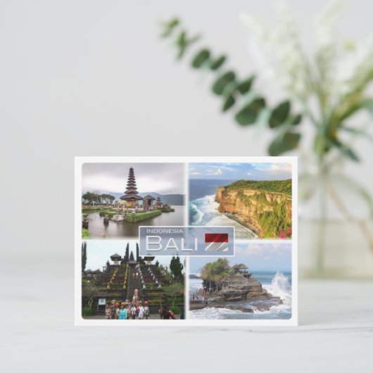 IN Indonesië - Balil - Briefkaart (Staand voorkant)