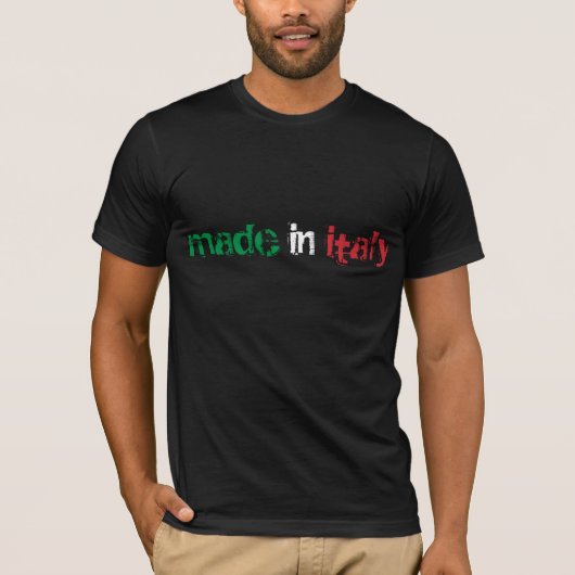 in Italië gemaakte shirt (Voorkant)