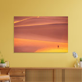 In januari genomen op het scheurtje van de zonsopg canvas afdruk (Insitu (Woonkamer))