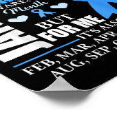 In januari hebben we de Blue Ribbon Human Traffick Poster (Hoek)