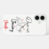 In januari Schattigee zwaan met een grappige nieuw Case-Mate iPhone Case (Achterkant (horizontaal))