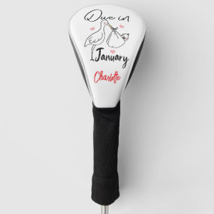 In januari Schattigee zwaan met een grappige nieuw Golfheadcover
