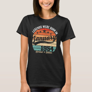In januari werden  69e geboorte- en legende gebore t-shirt