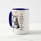 In je armen met jou mok (Voorkant links)