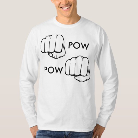 IN JE BENT GEZICHT | POW (grootte L) T-shirt (Voorkant)