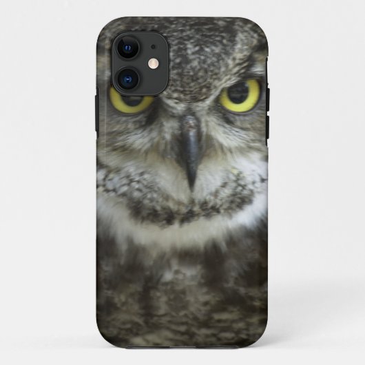 In je gezicht Owl Case-Mate iPhone Case (Achterkant)