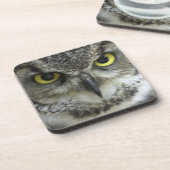 In je gezicht Owl Onderzetter (Linkerzijde)