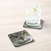 In je gezicht Owl Onderzetter (Rechterzijde)