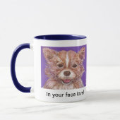 In je gezicht puppy liefde! mok (Links)