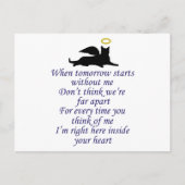 In je hart briefkaart (Voorkant)