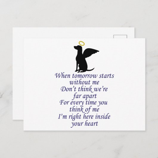 In je hart briefkaart (Voorkant / Achterkant)