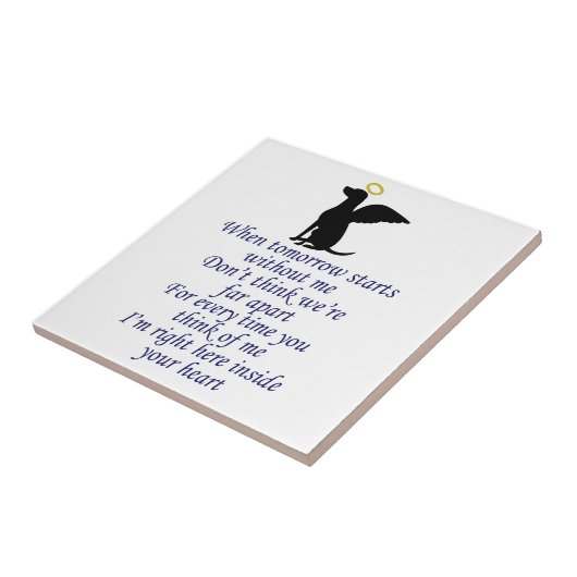 In je hart tegeltje (Zijkant)