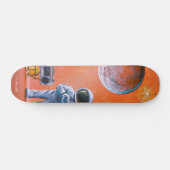 In je ogen - Astronaut & Boombox Robot Persoonlijk Skateboard (Horizontaal)