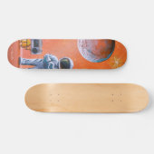 In je ogen - Astronaut & Boombox Robot Persoonlijk Skateboard (Horizontaal)