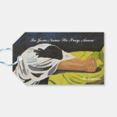 In Jesus Name bidden we aangepaste cadeau Labels Cadeaulabel (Achterkant Horizontaal)