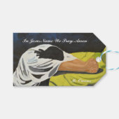 In Jesus Name bidden we aangepaste cadeau Labels Cadeaulabel (Voorkant (Horizontaal))