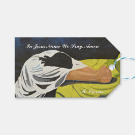 In Jesus Name bidden we aangepaste cadeau Labels Cadeaulabel