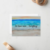 In Jesus' name  Notitiekaartje (Voorkant / Achterkant in situ)