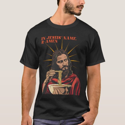 In Jesus’ naam, R-Amen T-shirt (Voorkant)
