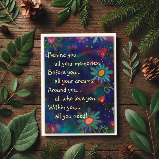 In jezelf heb je alles wat je nodig hebt Inspirere Kaart