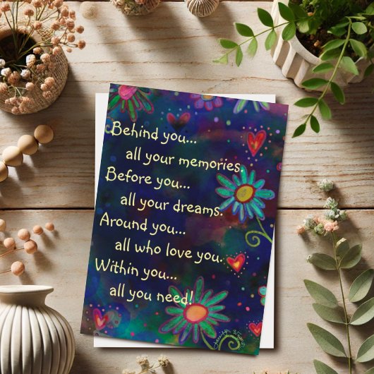 In jezelf heb je alles wat je nodig hebt Inspirere Kaart