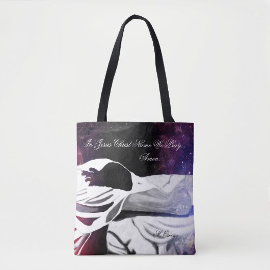 In Jezus Christus noemen we bidden, Amen Tote Bag (Voorkant)