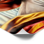 In Jezus Loving Arms Glossy Poster (Hoek)