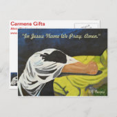 In Jezus naam bidden we, Amen! Briefkaarten (Voorkant / Achterkant)