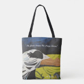 "In Jezus naam bidden we, Amen." Canvas tas (Achterkant)