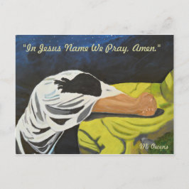 In Jezus naam bidden wij, Amen! Ansichtkaarten Briefkaart