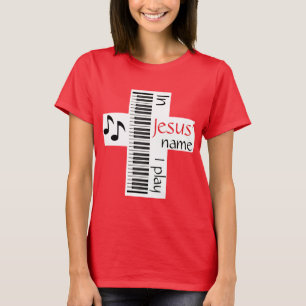 In Jezus' naam speel ik T-shirt