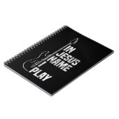 In Jezus Name speel ik Guitar Christelijk Guitar P Notitieboek (Linkerzijde)