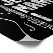 In Jezus Name speel ik Guitar Christelijk Guitar P Poster (Hoek)
