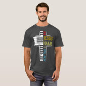 In Jezus Name speel ik Piano  Gezegde T-shirt (Voorkant volledig)