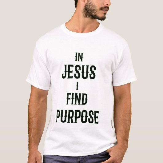 In Jezus vind ik een luxe T-shirt met een doel (Voorkant)