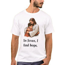 In Jezus vind ik hoop luxe T-shirt