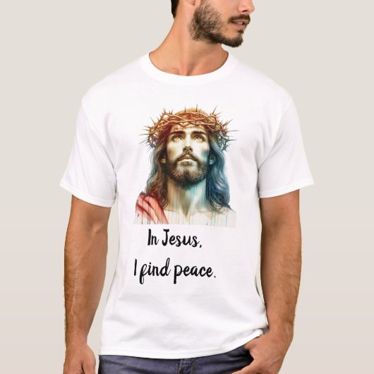In Jezus vind ik Peace Royal Luxury T-shirt (Voorkant)