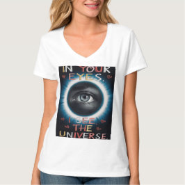IN JOUW OGEN ZIE IK HET UNIVERSUM T-SHIRT
