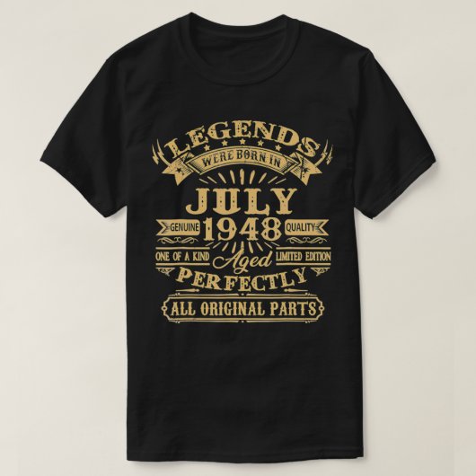 In juli 1948 werden de Mannen legers 74e verjaarda T-shirt (Design voorkant)